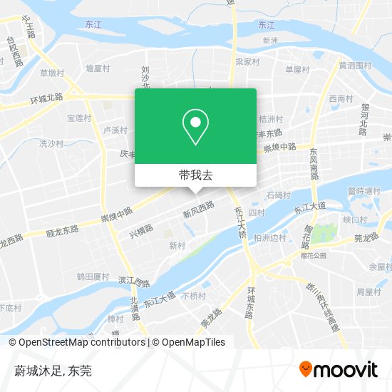 蔚城沐足地图