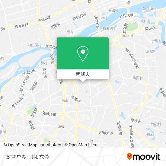 蔚蓝星湖三期地图