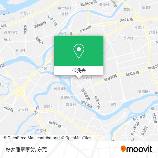 好梦睡康家纺地图