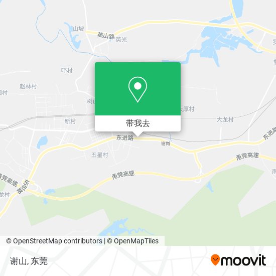 谢山地图