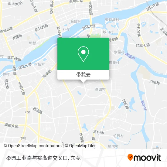 桑园工业路与裕高道交叉口地图