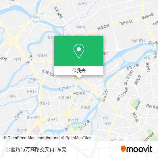 金鳌路与万高路交叉口地图