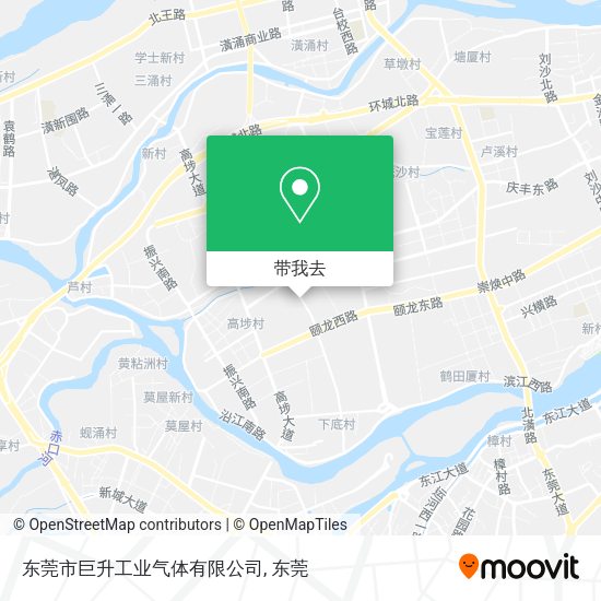 东莞市巨升工业气体有限公司地图