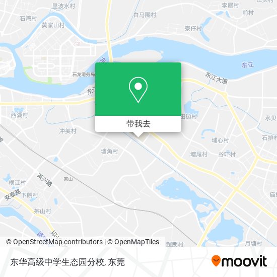 东华高级中学生态园分校地图