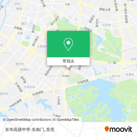 东华高级中学-东南门地图
