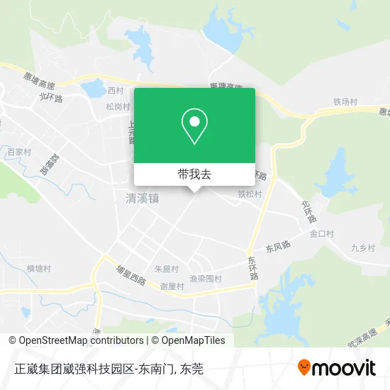 正崴集团崴强科技园区-东南门地图