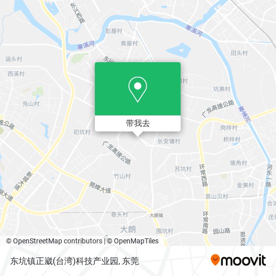 东坑镇正崴(台湾)科技产业园地图