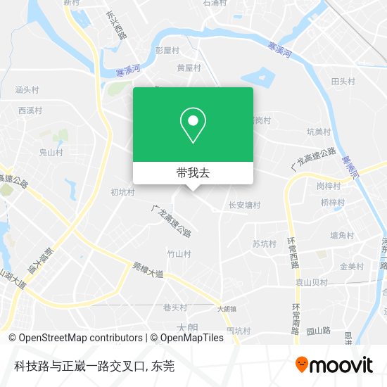 科技路与正崴一路交叉口地图