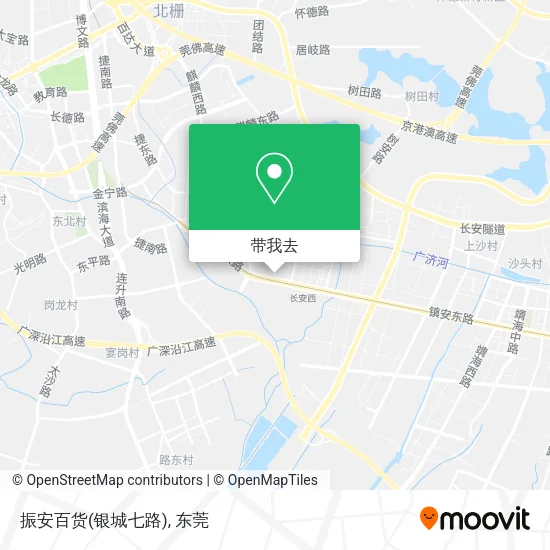 振安百货(银城七路)地图