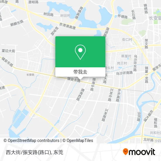 西大街/振安路(路口)地图