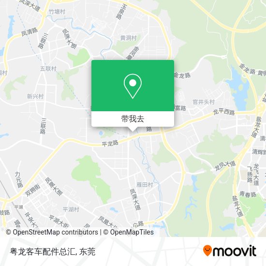 粤龙客车配件总汇地图