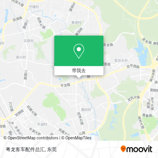 粤龙客车配件总汇地图