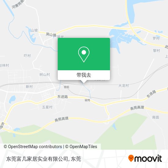 东莞富几家居实业有限公司地图