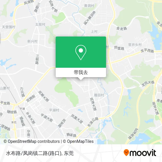 水布路/凤岗镇二路(路口)地图