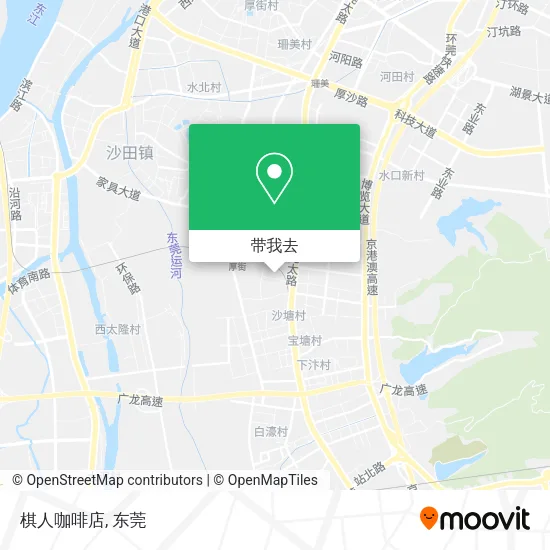 棋人咖啡店地图