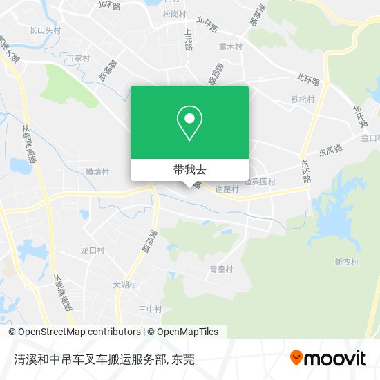 清溪和中吊车叉车搬运服务部地图