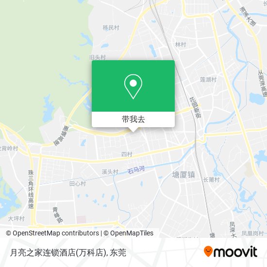 月亮之家连锁酒店(万科店)地图