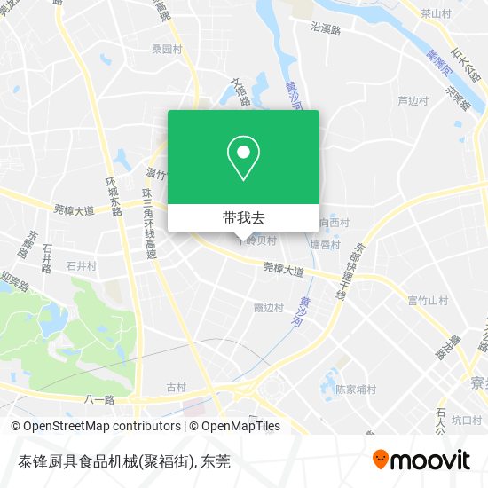泰锋厨具食品机械(聚福街)地图