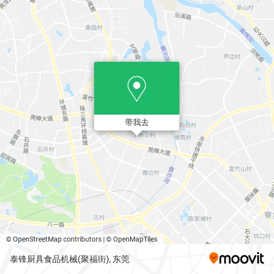 泰锋厨具食品机械(聚福街)地图