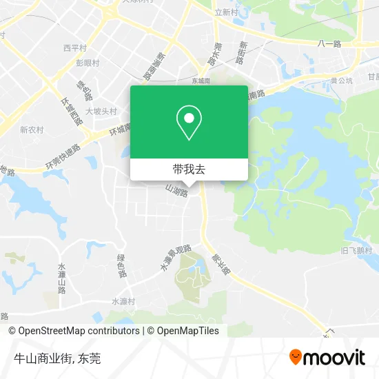 牛山商业街地图