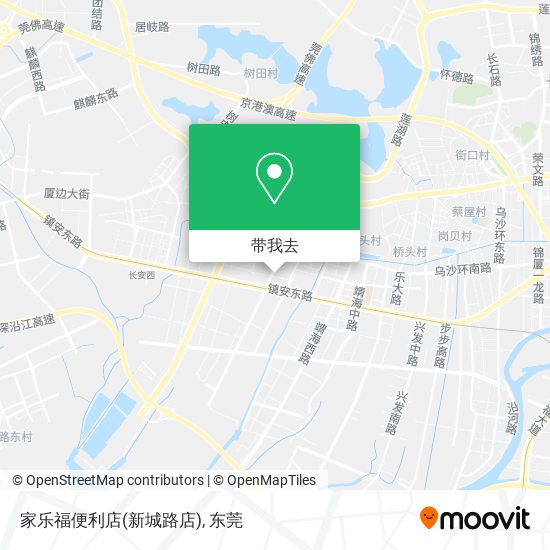 家乐福便利店(新城路店)地图
