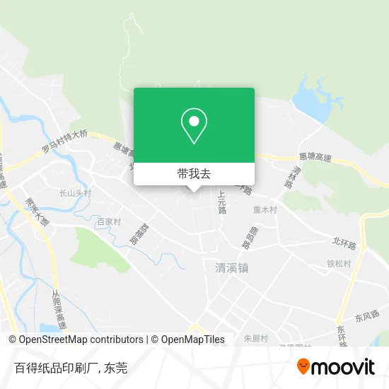 百得纸品印刷厂地图