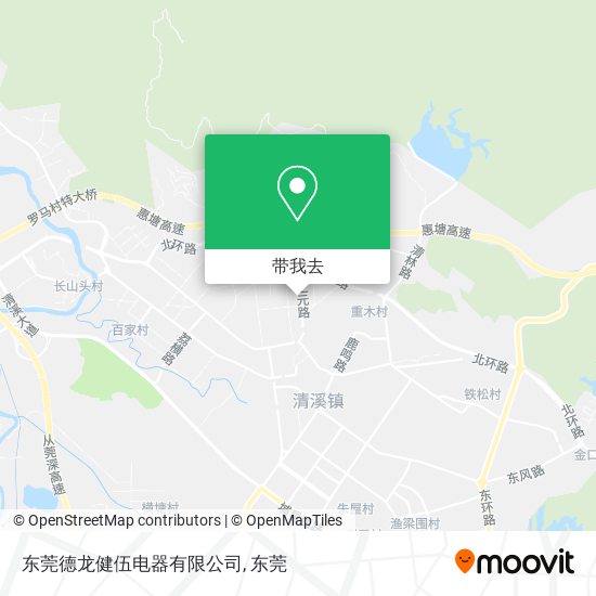 东莞德龙健伍电器有限公司地图