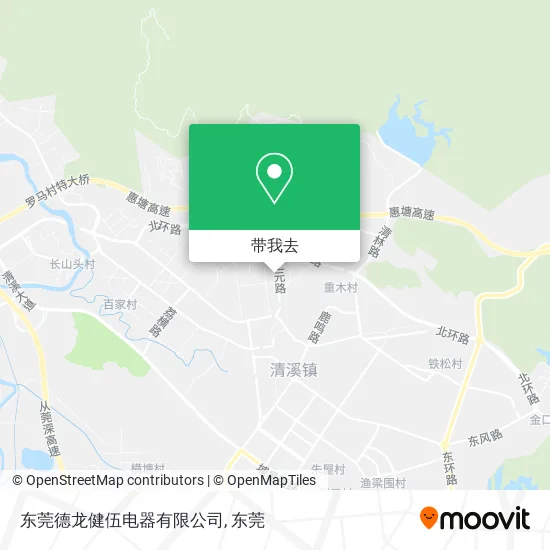 东莞德龙健伍电器有限公司地图