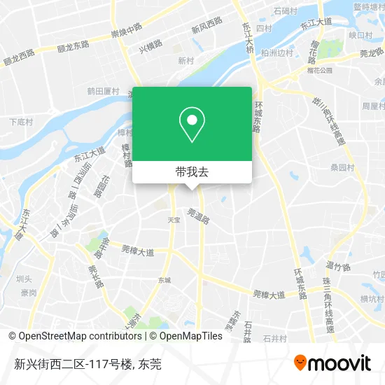 新兴街西二区-117号楼地图