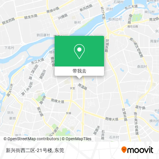 新兴街西二区-21号楼地图