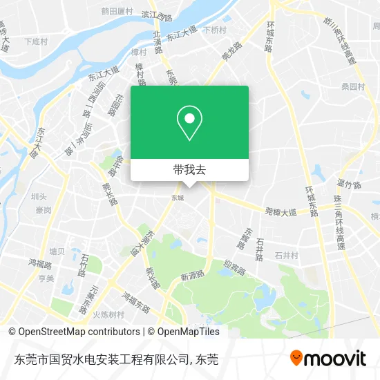 东莞市国贸水电安装工程有限公司地图