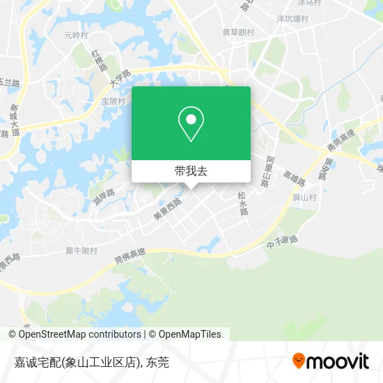 嘉诚宅配(象山工业区店)地图