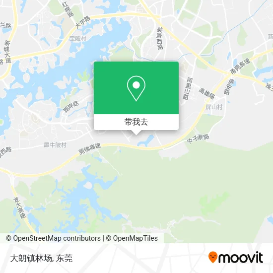 大朗镇林场地图