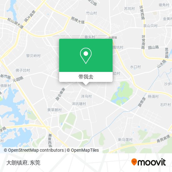 大朗镇府地图
