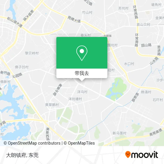 大朗镇府地图