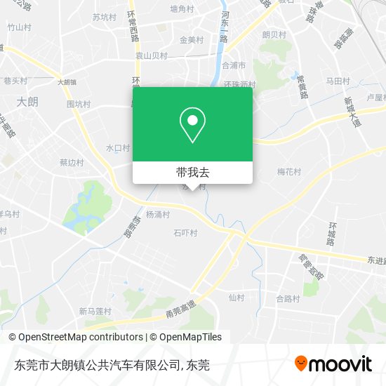 东莞市大朗镇公共汽车有限公司地图