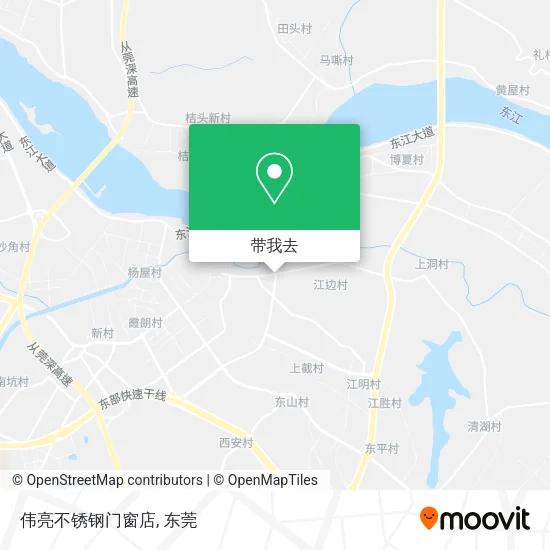 伟亮不锈钢门窗店地图