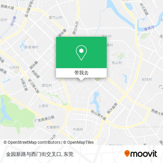 金园新路与西门街交叉口地图