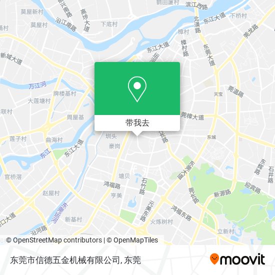 东莞市信德五金机械有限公司地图