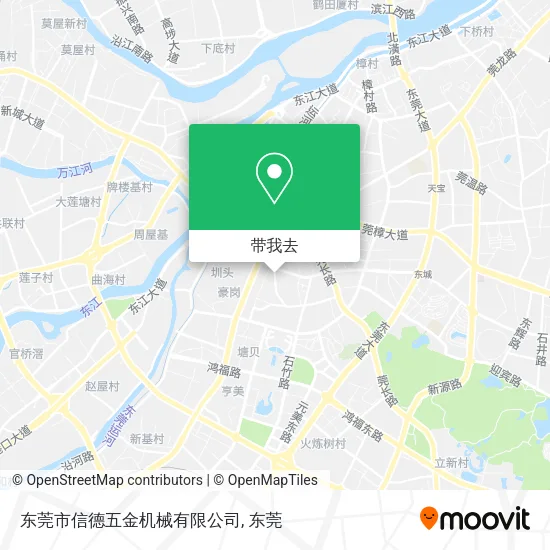 东莞市信德五金机械有限公司地图