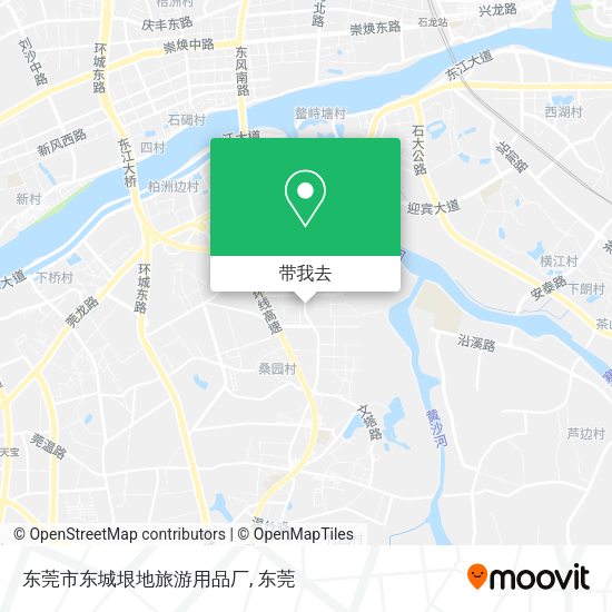 东莞市东城垠地旅游用品厂地图