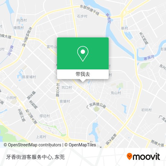 牙香街游客服务中心地图