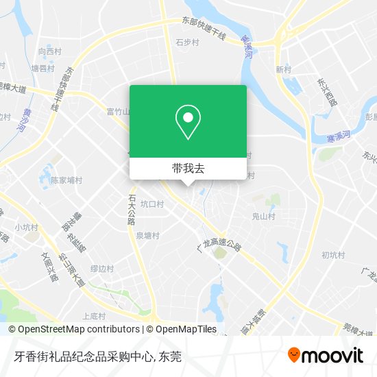 牙香街礼品纪念品采购中心地图