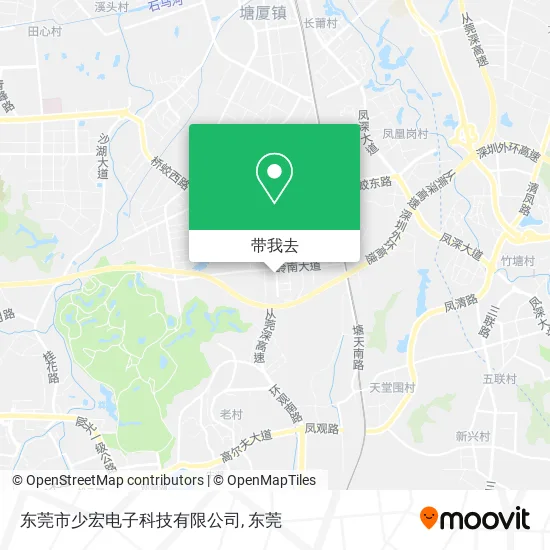 东莞市少宏电子科技有限公司地图