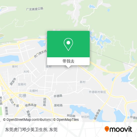 东莞虎门邓少英卫生所地图