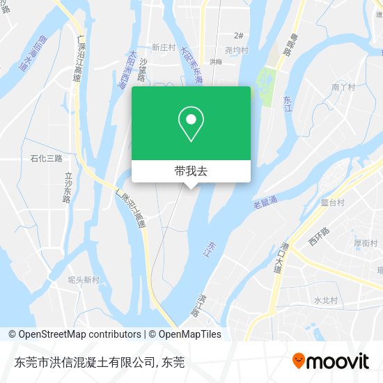 东莞市洪信混凝土有限公司地图
