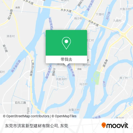 东莞市洪富新型建材有限公司地图