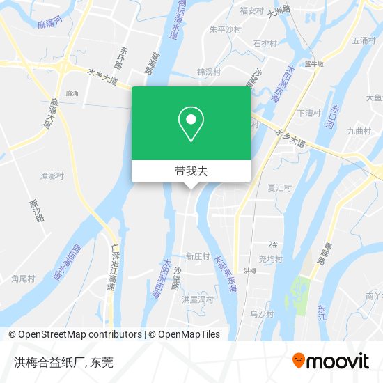 洪梅合益纸厂地图