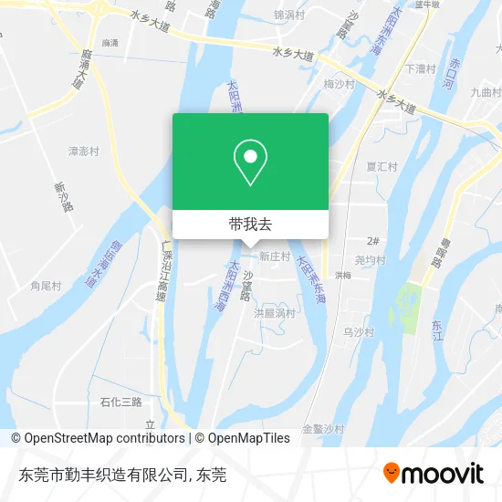 东莞市勤丰织造有限公司地图