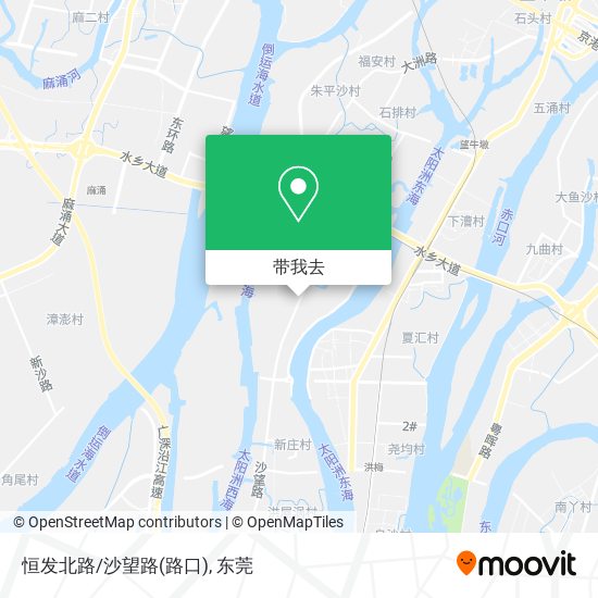 恒发北路/沙望路(路口)地图